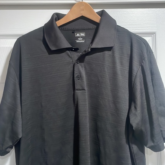 Adidas Golf Polo Shirt – Men’s L (Black) - Picture 6 of 7